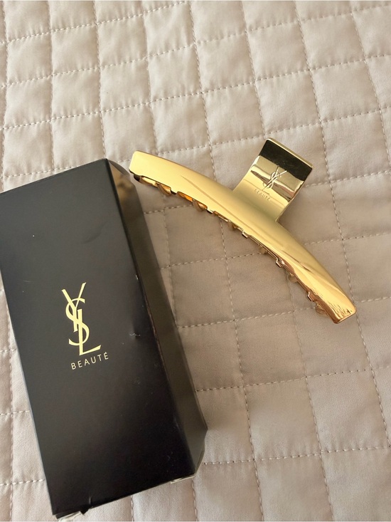 Yves Saint Laurent Accessories - Yves Saint Laurent Gold-Tone Curved Hair Clip